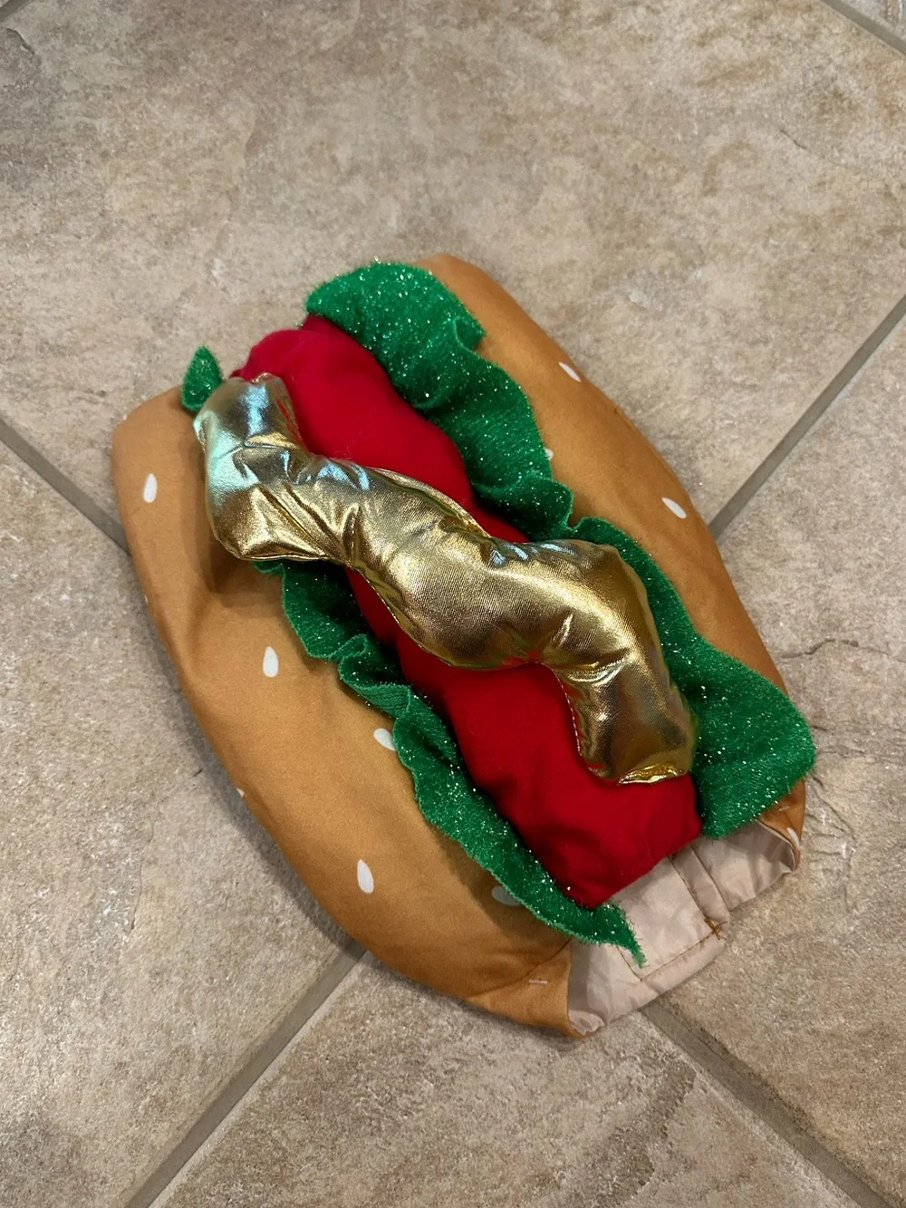 Vibrant Life Hotdog Halloween Costume for Cats or Small Dog
